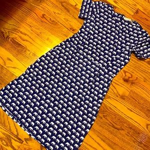 Sugar Hill elephant print dress Sz 8